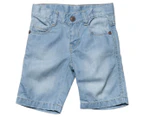 Fox & Finch Boys’ 5-Pocket Denim Shorts - Washed Blue