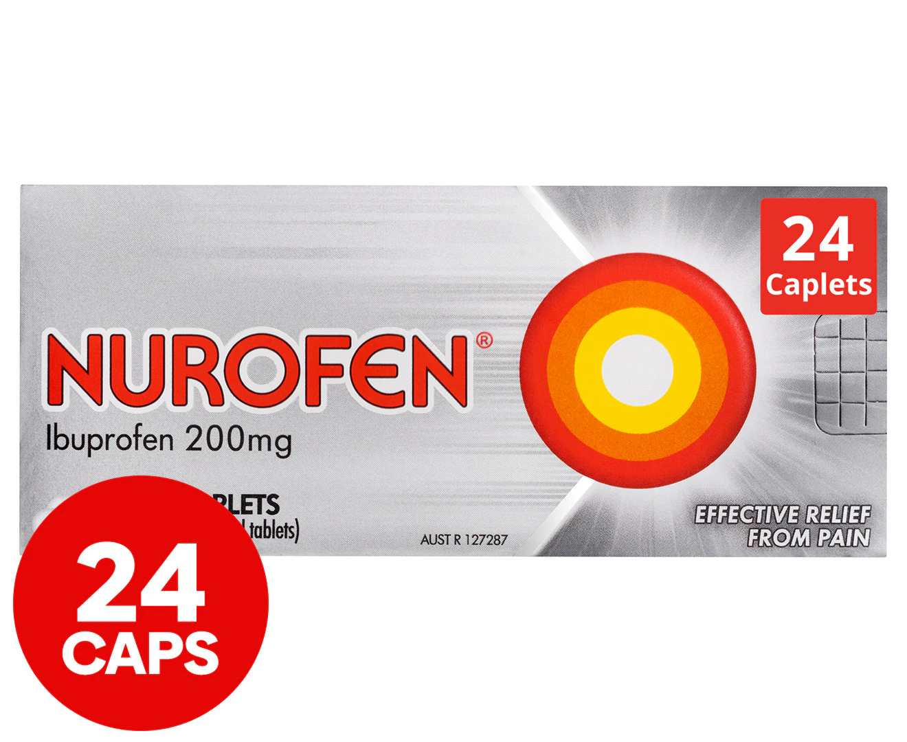 Nurofen Ibuprofen 200mg 24 Caps