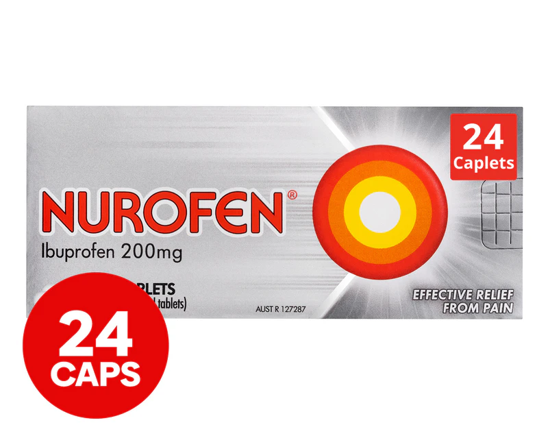 Nurofen Ibuprofen 200mg 24 Caps