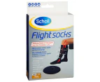 Scholl Flight Socks Men 9-12 - Black