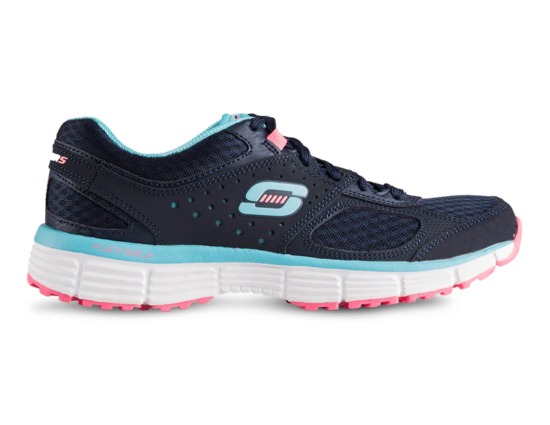 Skechers Women's Agility Free Time - Navy/Turquoise