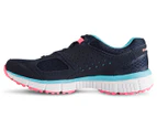 Skechers Women's Agility Free Time - Navy/Turquoise