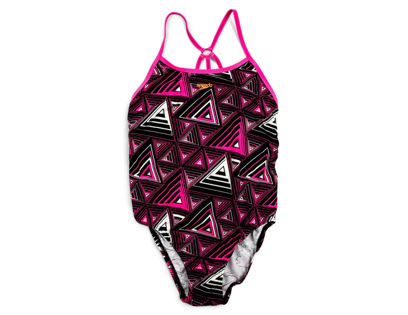 Preview image Speedo Girls' Egyptian Triple Band Back One Piece - Egyptian