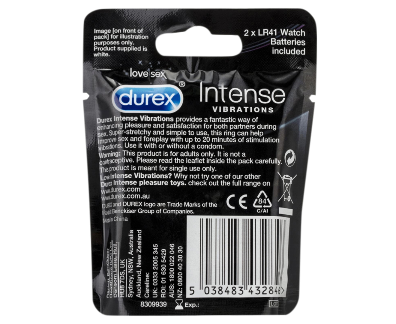 Durex Play Ring of Bliss Vibrating Ring - 1 CT Durex(302340853781):  customers reviews @ listex.online