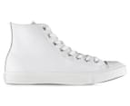 Converse Chuck Taylor All Star Leather High Top Sneakers - White 1