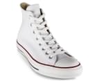 Converse Unisex Chuck Taylor All Star High Top Leather Sneakers - White 2