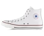 Converse Unisex Chuck Taylor All Star High Top Leather Sneakers - White 4