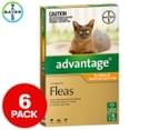 Advantage Flea Treatment For Cats 0-4kg 6pk 1