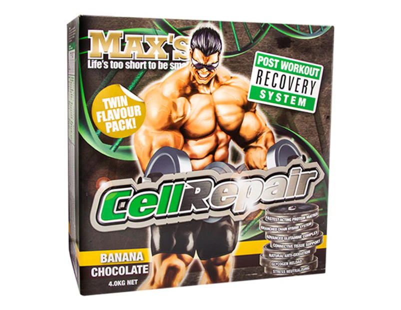 Max's Cell Repair Twin Pack  4kg - Banana & Chocolate