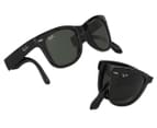 Ray-Ban Folding Wayfarer RB4105 Sunglasses - Glossy Black 4
