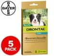 Drontal Allwormer Chews For Dogs 3-10kg 5pk 1