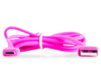 2 x Milk Shake microUSB Car Charger - Pink