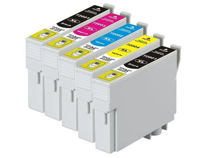 200XL Compatible Inkjet Cartridge For Epson - 5-Pack