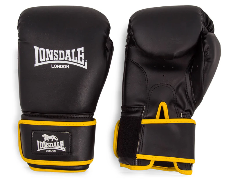 Lonsdale Sparring Gloves - Black