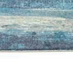 Impressionist 220 x 150cm Rug - Blue/Bone 4