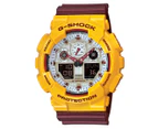 Casio Men's G-Shock GA100CS-9A Watch - Yellow