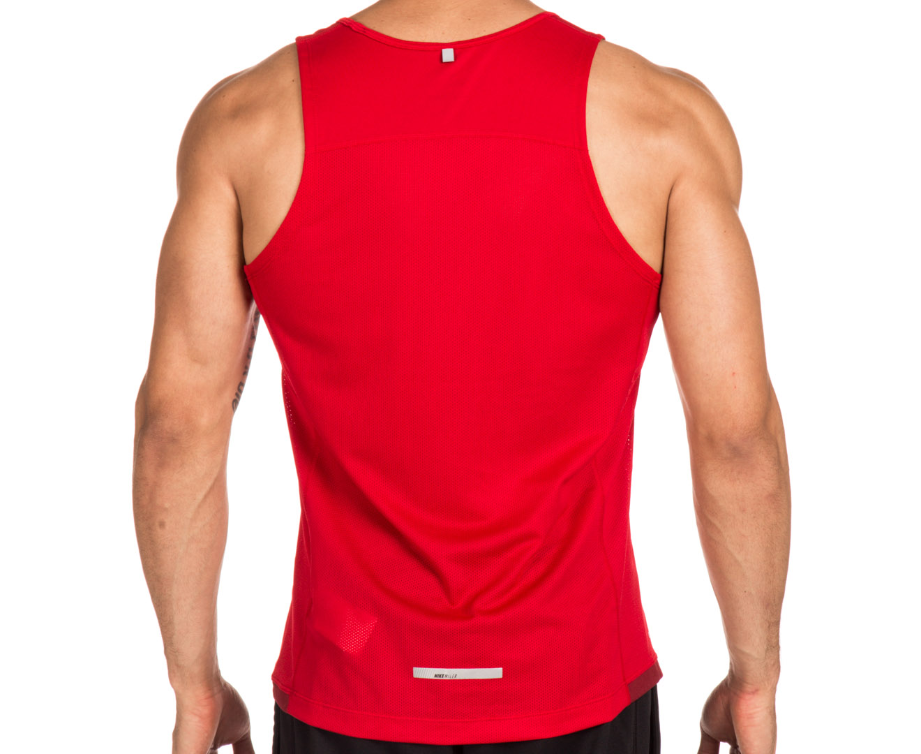 Nike Men's Dri-FIT Miler Singlet - Red | Catch.com.au