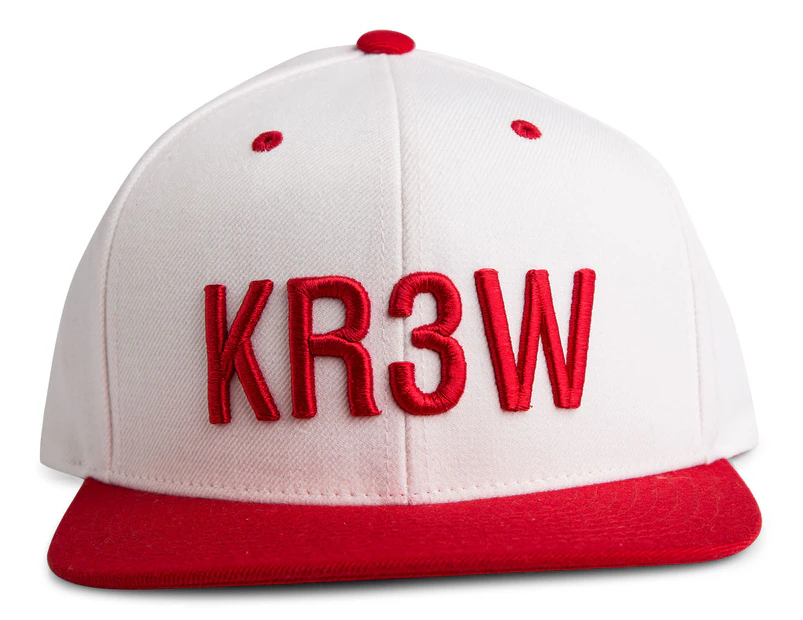 Kr3w Semilla Starter Snapback - White/Red