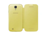 Samsung Galaxy S4 Flip Cover Folio Case - Yellow