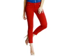 Gelato Denim Women's Capri Jeans - Crimson