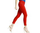 Gelato Denim Women's Capri Jeans - Crimson