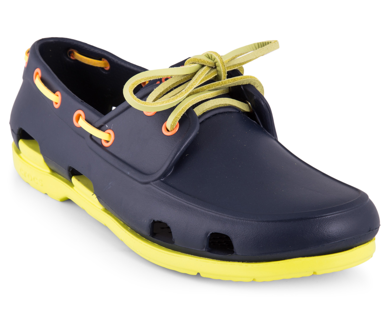 crocs beach line men's boat shoes