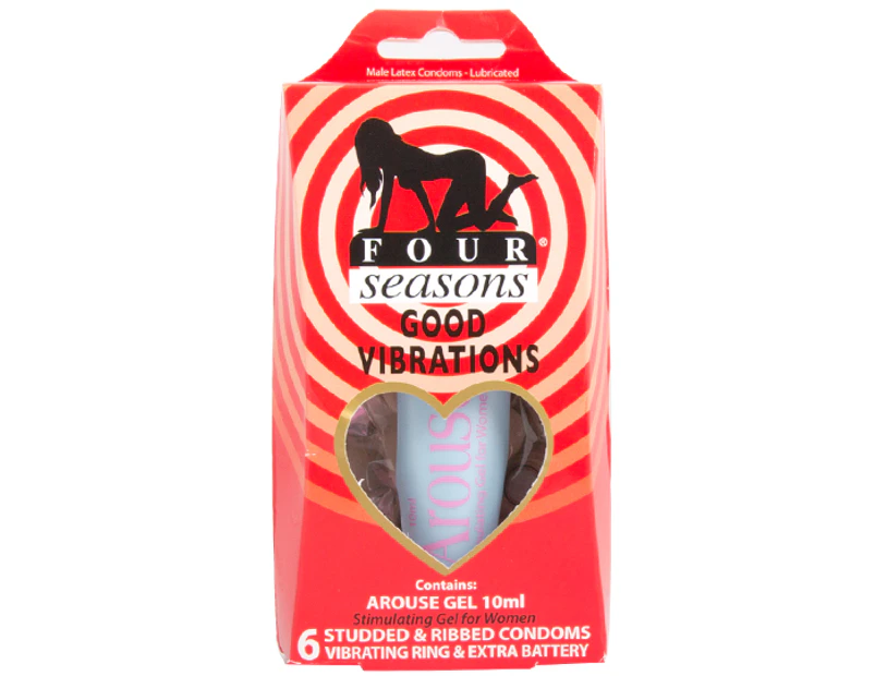 Four Seasons Good Vibrations Condoms 6pk