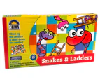 Crown Snakes & Ladders Board Family Fun/Traditional Game Kids/Child 5y+ Toy Set