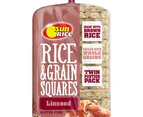 2 x SunRice Rice & Grain Squares Linseed 150g
