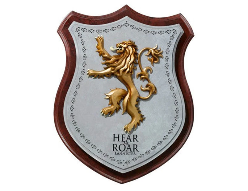 Game Of Thrones Lannister House Crest Plaque