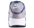 Nike Men's Air Max 90 Leather Shoe - New Slate/White