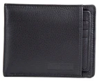 Van Heusen Bi-Fold Wallet W/ Removable Cardcase - Black