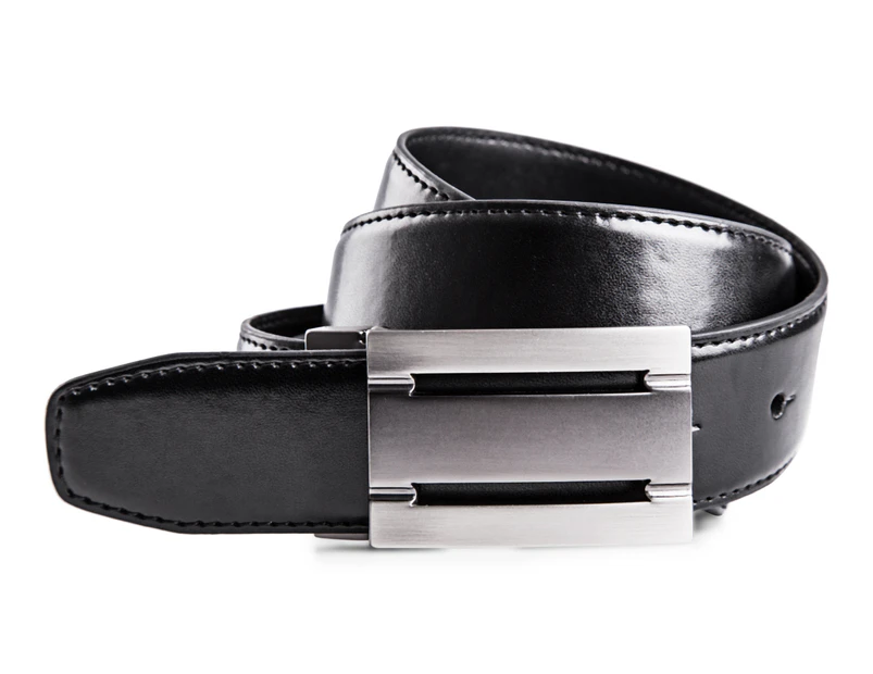 Van Heusen Double Cutout Dress Belt - Black