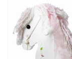 Kids Princess Rocking Horse - White