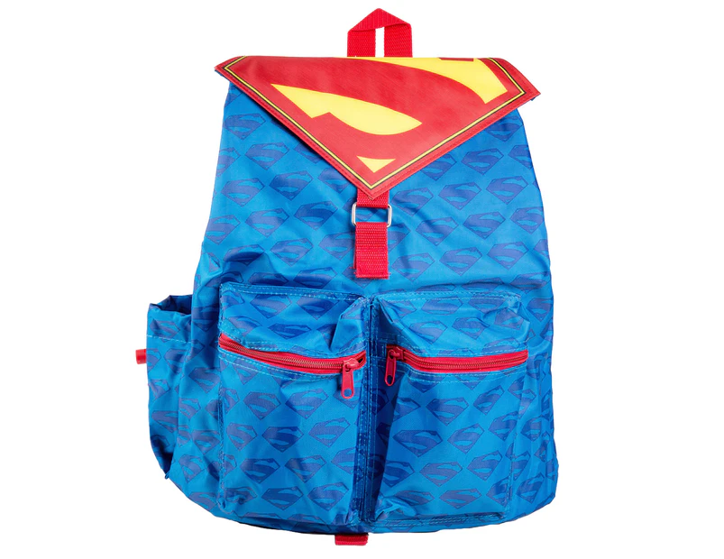 Superman Soft Backpack - Blue