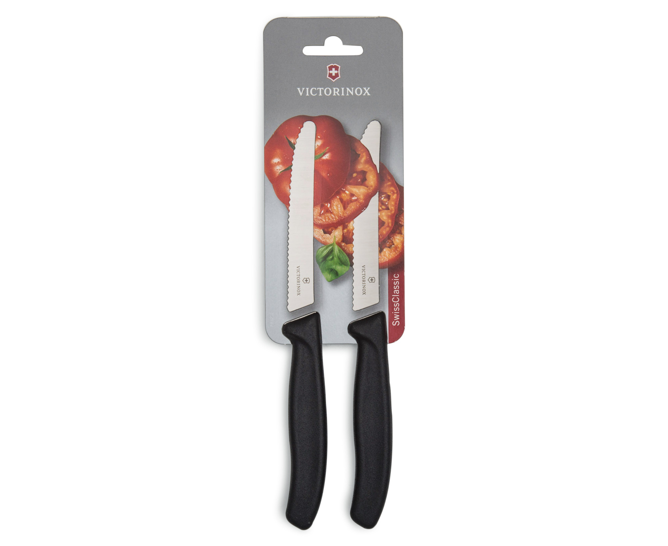 Genuine 6 X Victorinox Swiss 11CM Serrated Steak Knives ,Tomato, Sausage  Knife