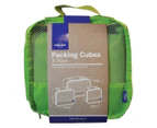 LonelyPlanet Packing Cubes 3-Piece Set - Lime