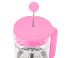 BODUM Coffee Maker Set With 2 Glasses & Spoons - Pink