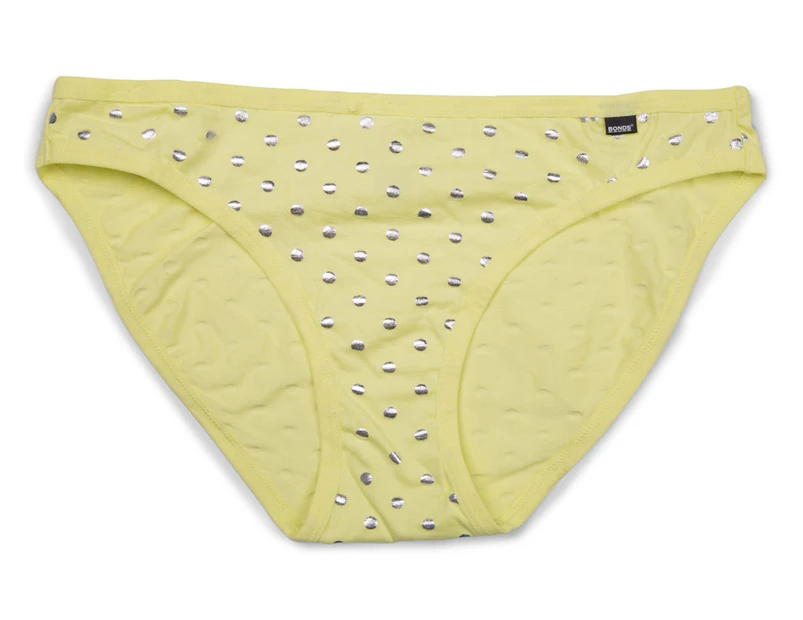 Bonds Girls' Glitter Tail Bikini - Yellow/Silver