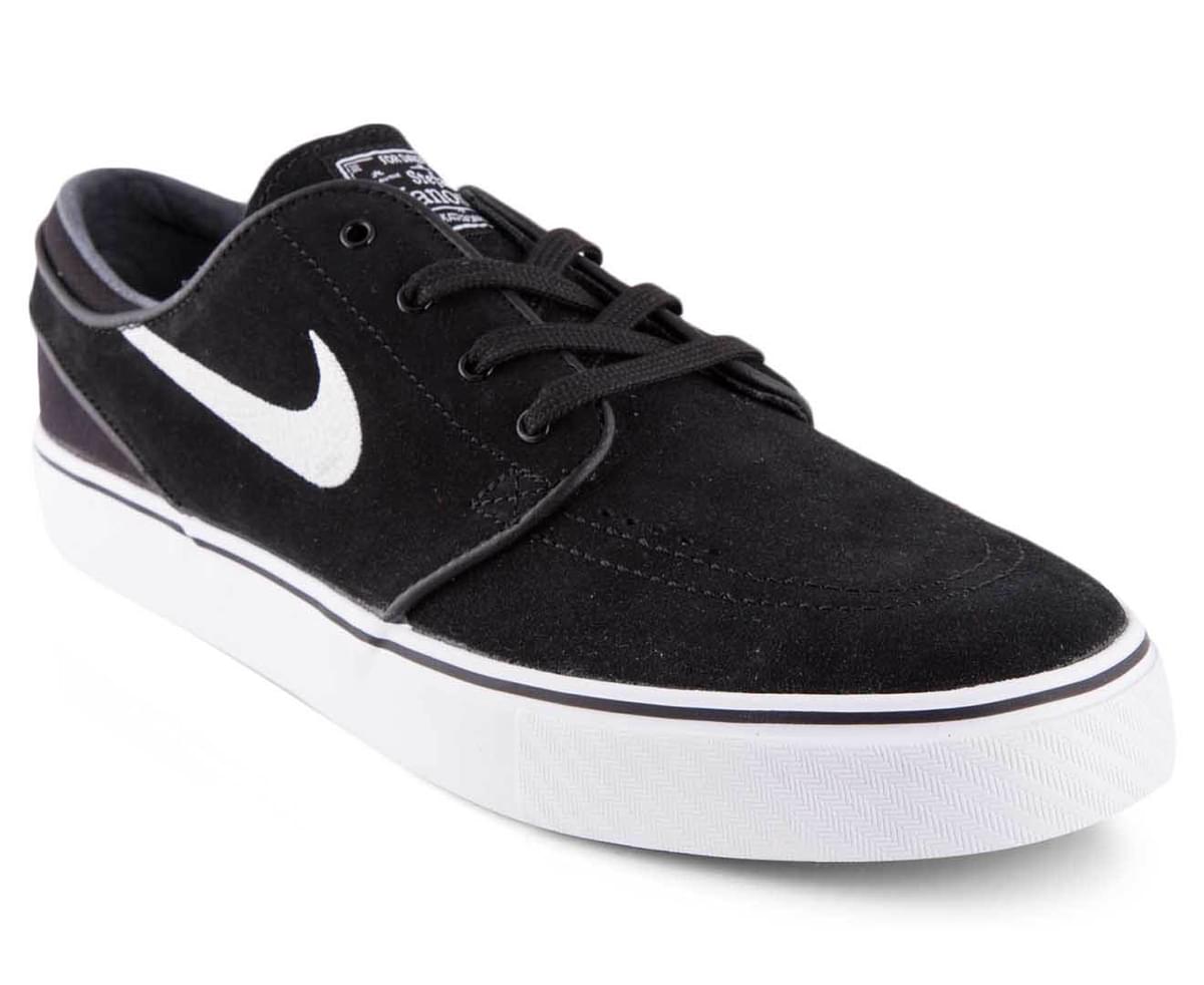 janoski nike black and white