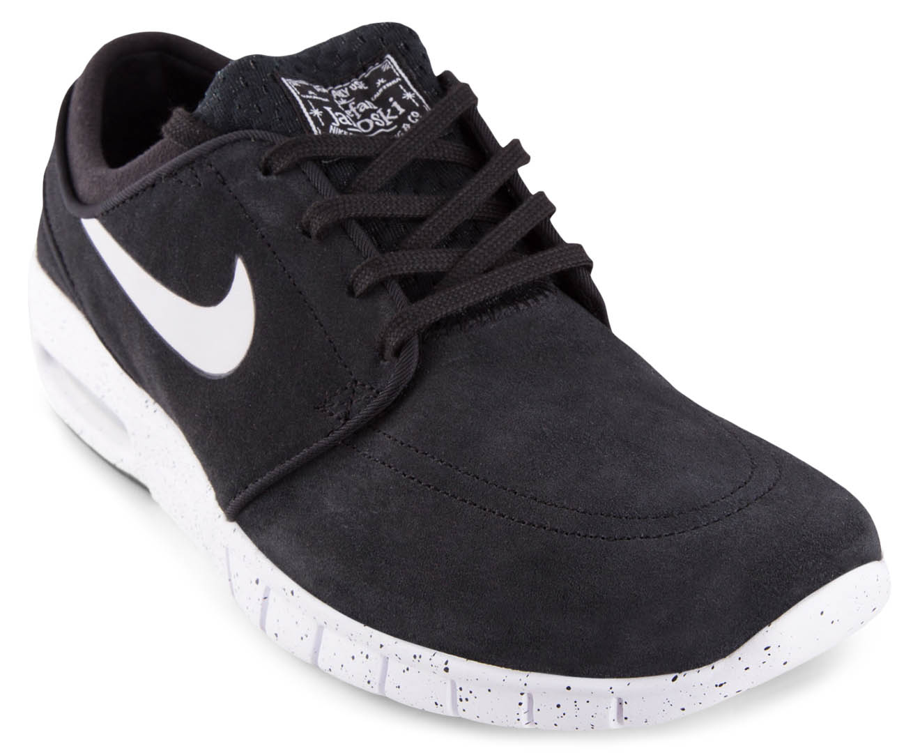 nike janoski max black white