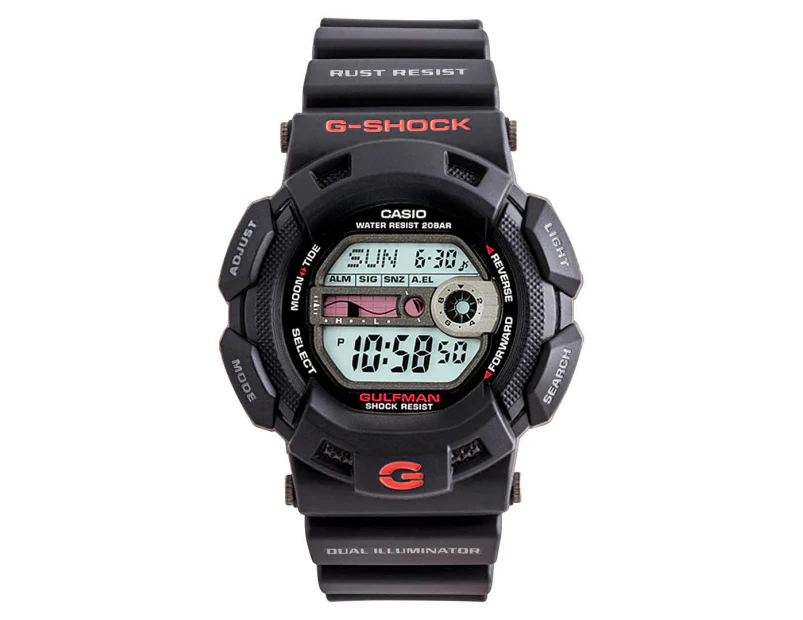 Casio Men's G-Shock G9100-1 Gulfman Watch - Black