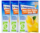 3 x Weight Watchers Drink Mix Sweet Navel Orange 15g