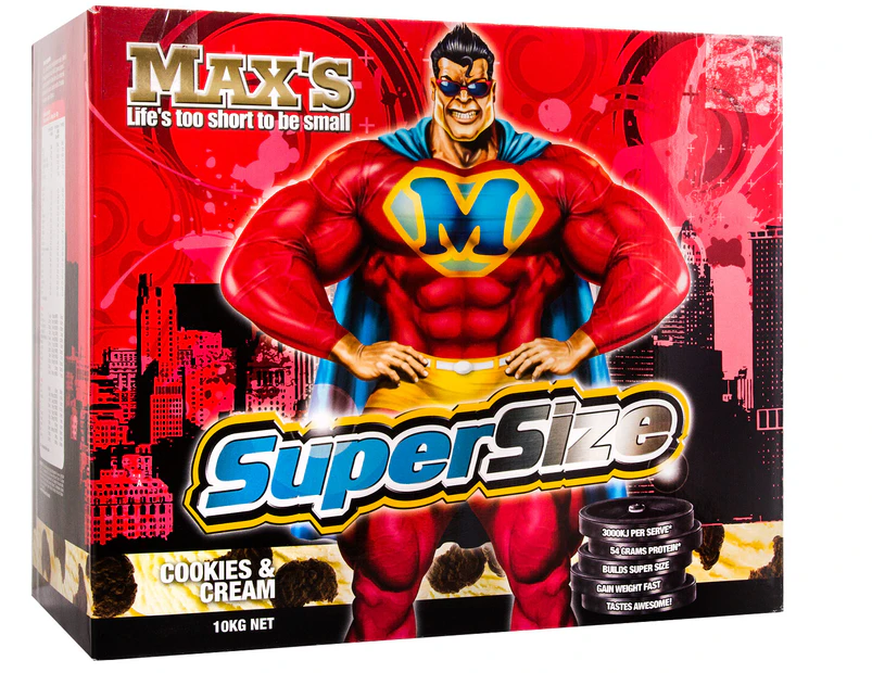 Preview image Max's Super Size Protein Powder Cookies & Cream 10kg