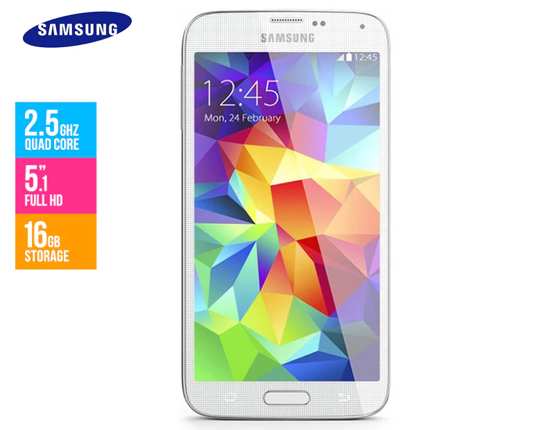 Samsung Galaxy S5 Smartphone (AU Stock) - Unlocked - White