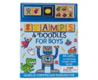 Stamps & Doodles For Boys Activity Book