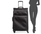 Antler New Size Zero 4-Wheel 81cm Large Roller Case - Black