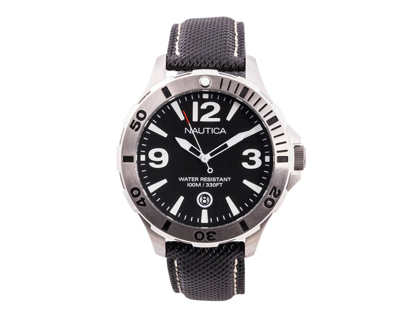 Preview image Nautica Men's BFD 101 Diver Watch - Black