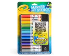 Crayola Airbrush Marker & Stencil Pack - Classic