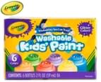 Crayola Washable Glitter Paint 6-Pack 1
